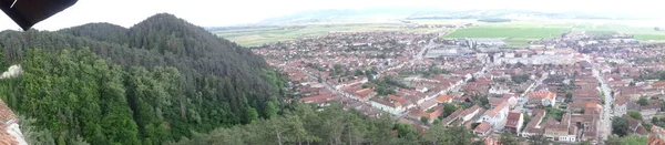 Vista Panorámica Desde Ciudadela Rasnov Rumania — Foto de Stock