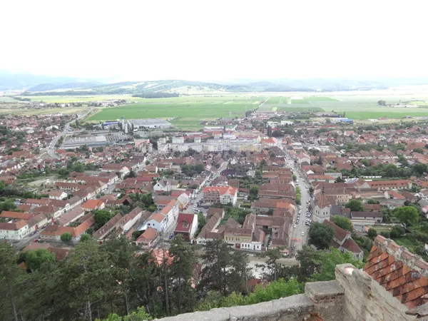 Utsikt Från Rasnov Citadel Rumänien — Stockfoto