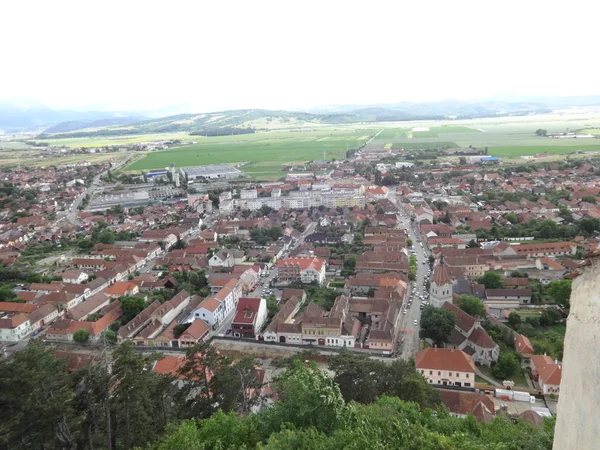 Utsikt Från Rasnov Citadel Rumänien — Stockfoto