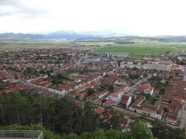 Utsikt Från Rasnov Citadel Rumänien — Stockfoto