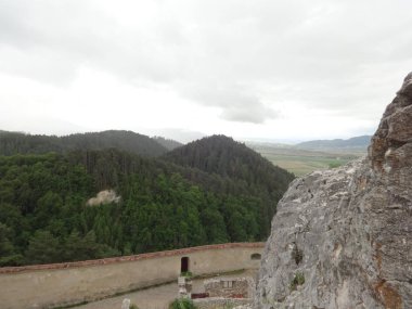 Görünümden merkezine Kalesi, Romanya