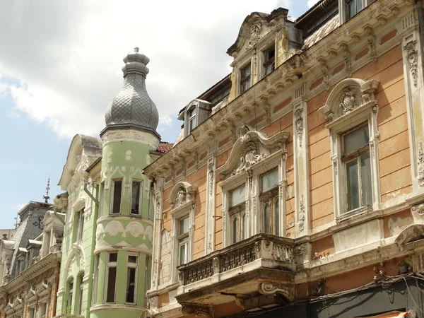 Alten Europäischen Stil Vintage Gebäude Mit Ornamenten Auf List Bulg — Stockfoto