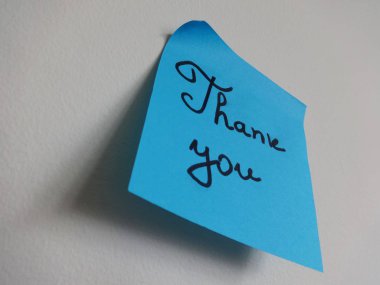 El-Aydın teşekkür yapışkan notu