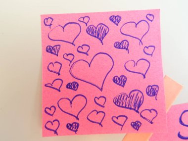 Kalpler Stycky Not pembe