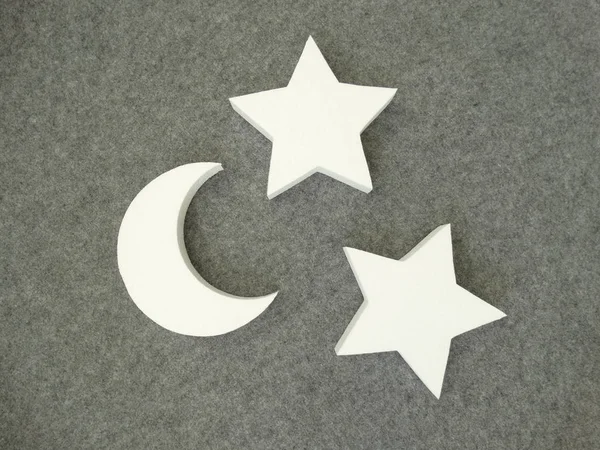 Estrelas Lua Formas — Fotografia de Stock