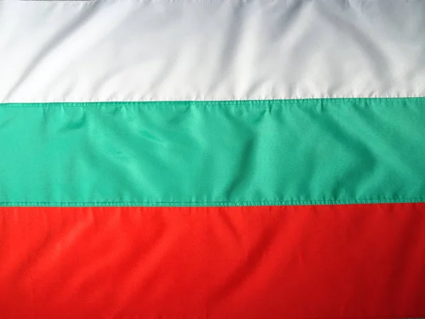 Bulgarian National Flag Background — Stock Photo, Image