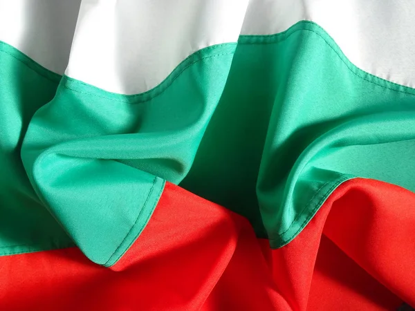 Kırışık Ulusal Bulgar Bayrağı — Stok fotoğraf