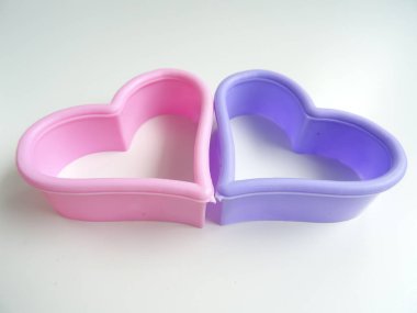 Kalp şekli kalıpları görünümü