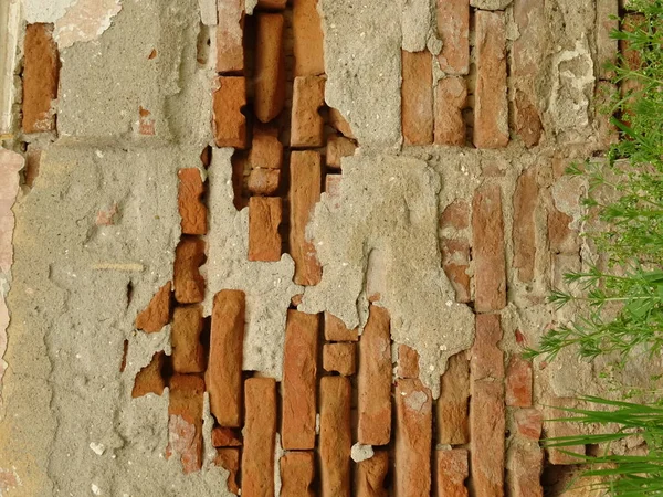 Close Old Brick Wall — Stock Photo, Image