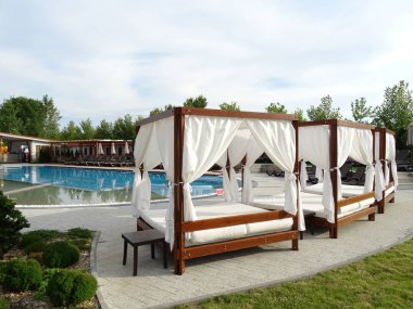 Lüks yüzme havuzu-Marquees