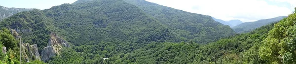 Green Mountain Panorama View — Stock Photo, Image