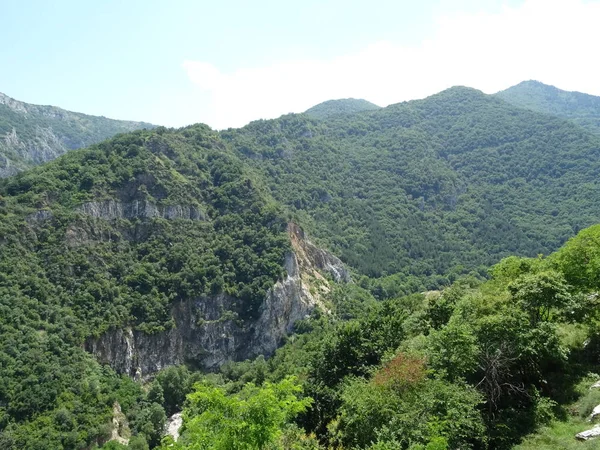 Hermosa Vista Sobre Green Mountain Día Soleado —  Fotos de Stock