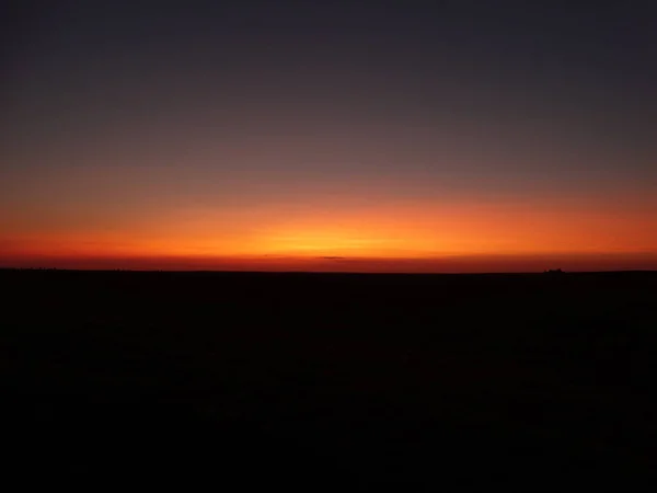 Coucher de soleil horizon — Photo