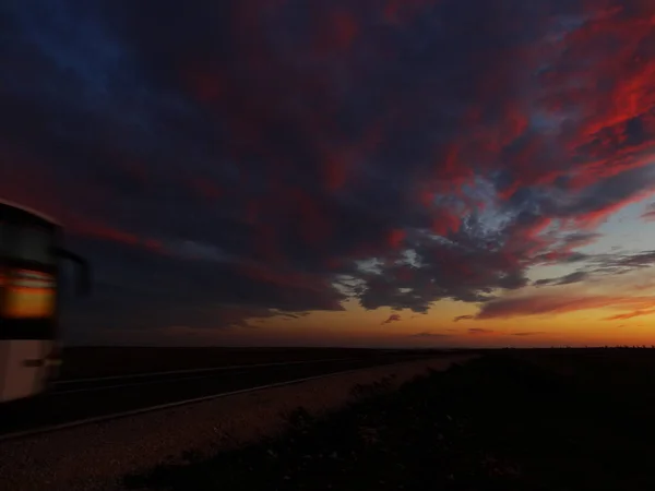 Bright Sunset Sky — Stock Photo, Image