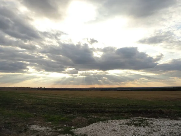 Céu nublado dramático — Fotografia de Stock