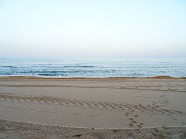 Sahilde Deniz ve Kum