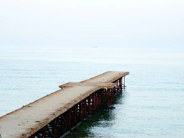 Γέφυρα στη θάλασσα — Φωτογραφία Αρχείου