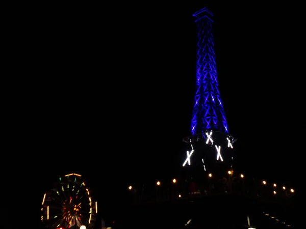 Uitzicht Eiffeltoren Miniatuur — Stockfoto