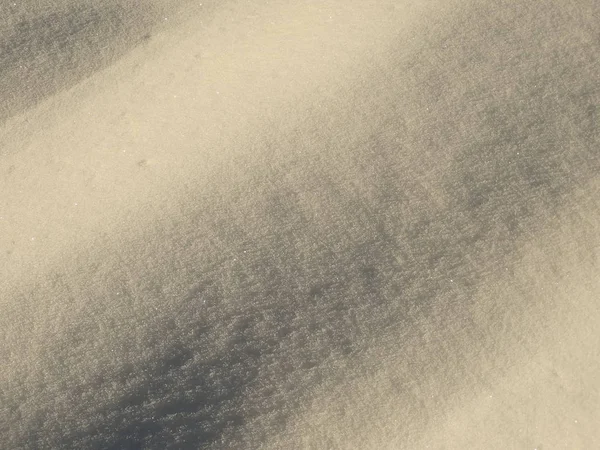 Nieve Blanca Clara Brillando Sol —  Fotos de Stock