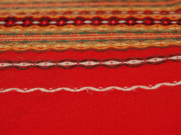 Traditional Bulgarian Red Pattern — Stock Photo, Image