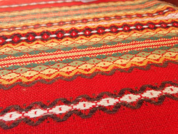 Traditional Bulgarian Red Pattern — Stock Photo, Image