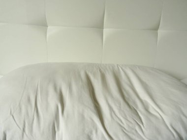 Beyaz Yatak Yastık yakın çekim