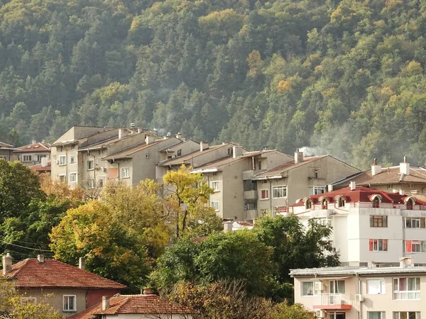 Vista Della Città Shumen Bulgaria — Foto Stock