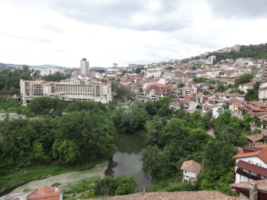 Görünüm Veliko Tarnovo şehir, Bulgaristan