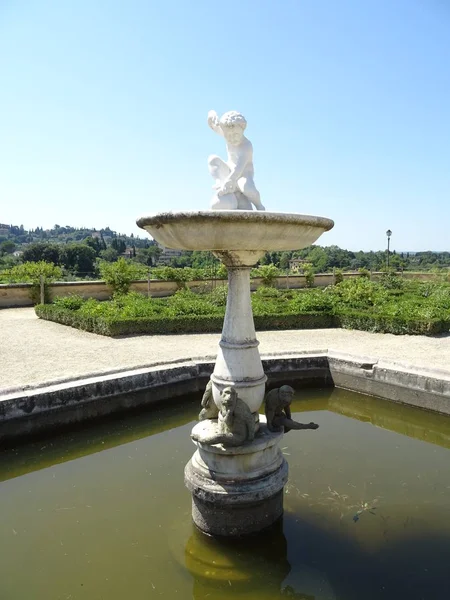 Italian Fountain Garden — Stock Photo, Image