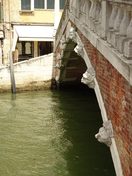 Venice Bridge Chanel Italy — Stock Photo, Image