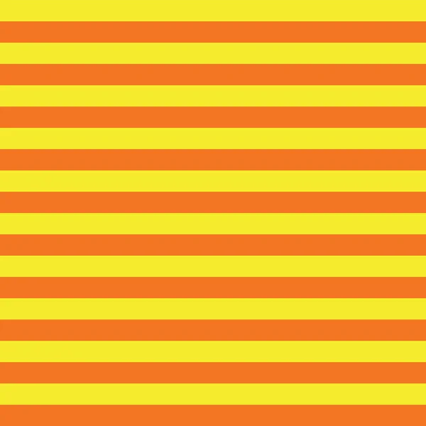 Nahtloses Muster mit gelben und orangefarbenen Streifen. horizontal gestreifte, nahtlose Vektormuster. ideal für Hintergründe, Stoffe, Verpackungen und alle Arten von Papierprojekten. — Stockvektor
