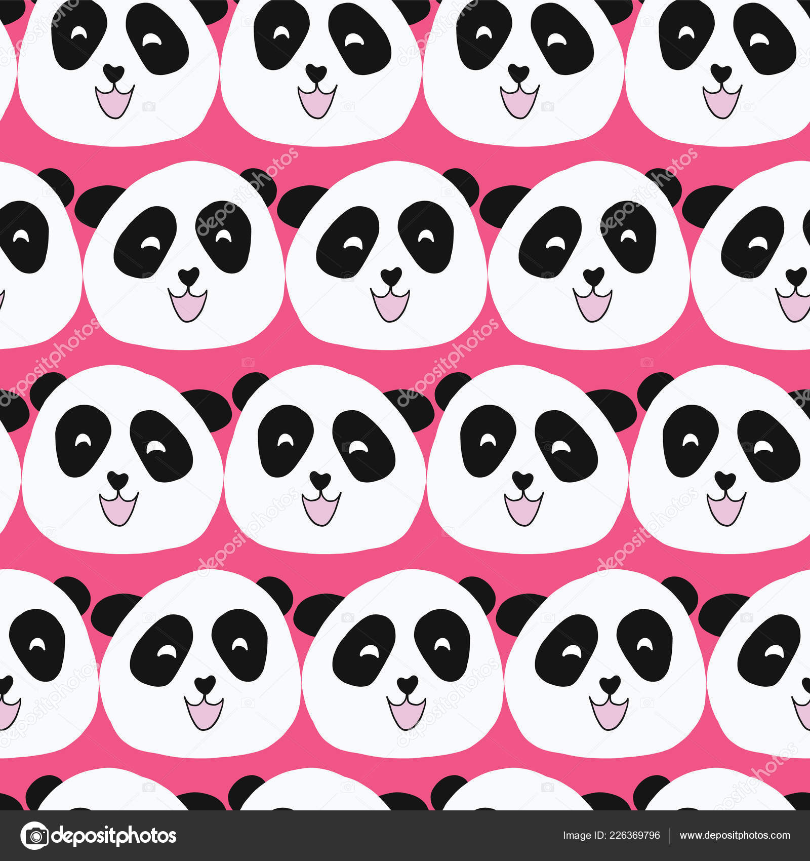 Panda Bear Baby Shower Centerpieces Kids Pattern Panda Bear