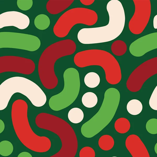 Elegante Navidad abstracto dibujado a mano vector de fondo. Curvas s — Archivo Imágenes Vectoriales