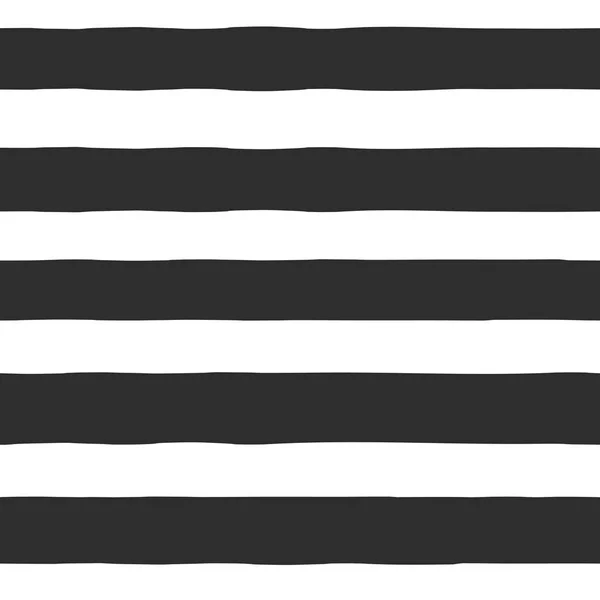 シームレスなベクトル パターン手で水平の線を描画 — ストックベクタ