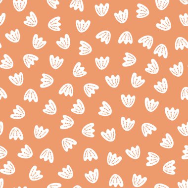 Sorunsuz vektör soyut çiçek petal deseni