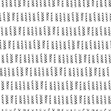 Sorunsuz vektör arka plan siyah elle çizilmiş dikey dokulu blok beyaz arka plan üzerinde yatay satırlardaki. Tek renkli tasarım. Elle çizilmiş doodle vuruş. Dokulu artalan.