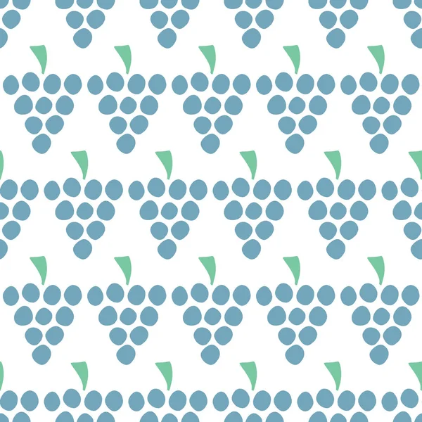 Üzüm vektör seamless modeli izole. Mavi suyu çilek beyaz. Gıda arka plan. Meyve illüstrasyon. Kullanım kartı, menü kapak, web sayfaları, sayfa dolgu, ambalaj, çiftçilere piyasa, kumaş için