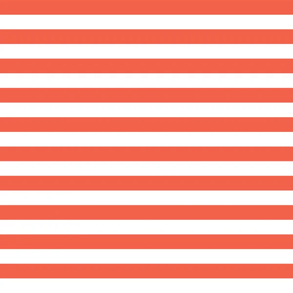 Franjas horizontales rojas y blancas sin costuras vector de fondo — Archivo Imágenes Vectoriales