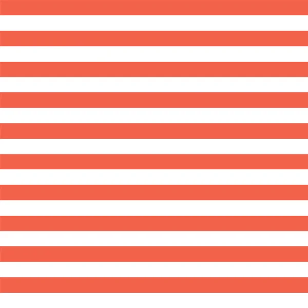 Franjas horizontales rojas y blancas sin costuras vector de fondo — Archivo Imágenes Vectoriales