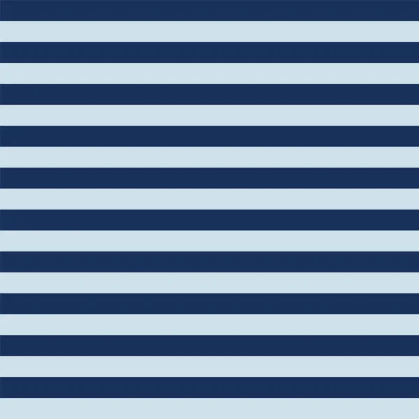Horizontale helle und dunkelblaue Streifen nahtloser Vektorhintergrund — Stockvektor