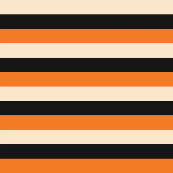 Horizontal naranja oro amarillo beige negro rayas sin costuras vector de fondo — Archivo Imágenes Vectoriales