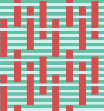 Soyut renkli vektör sorunsuz desenli blok öğeleri ile. Yüzey desen tasarım.