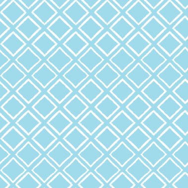 Kumaş, duvar kağıdı, kazıma projeleri veya arka planlar için beyaz fırça konçiş elmas şekiller ile soyut eski şık geometrik dikişsiz vektör desen arka plan.