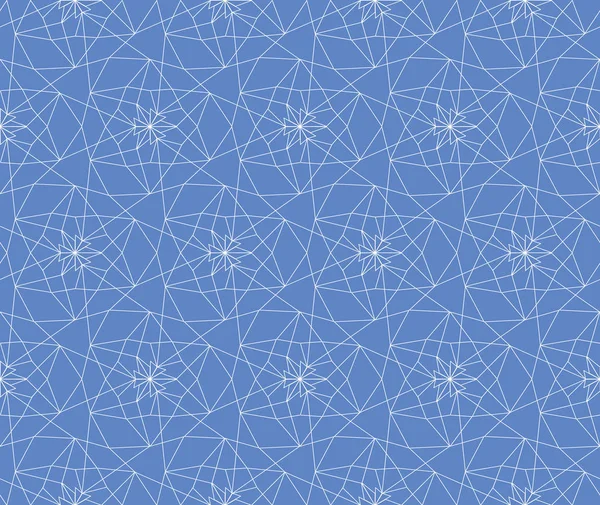 Kumaş, duvar kâğıdı, yapıştırma kitabı projeleri veya arka planlar için beyaz ve mavi renksiz soyut geometrik kafes deseni arka planı.