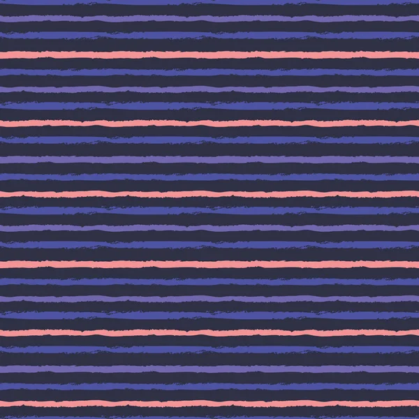 Yatay dikişsiz grunge fırça çizgili desen. dar arka plan üzerinde pembe mor renk çizgiler. Dikişsiz vektör deseni arka planı.