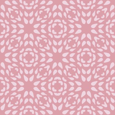 Geometrik düzendüzensiz doodl doku ile Vektör dikişsiz batik desen. Etnik pembe arka plan. Duvar kağıdı, kumaş, kağıt, tekstil şablonu. Elle çizilmiş.