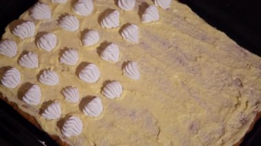 Meringues ile dekorasyon çerez orta çekim