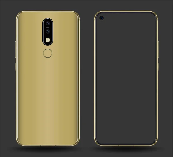 Mockup Smartphone para a tecnologia —  Vetores de Stock