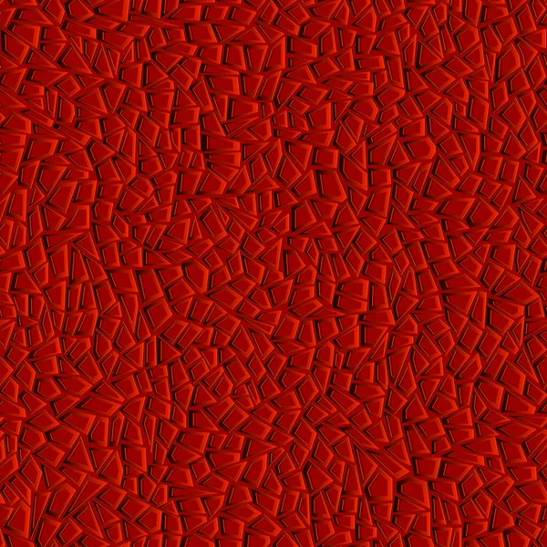 Nahtloses Hintergrundmuster Mit Einem Mosaik Roter Zellen Eckige Polygone Mit — Stockvektor
