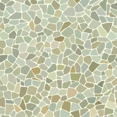 Taş duvar ile asimetrik eğrileri cobblestones bina eski sorunsuz yeşil arka plan.